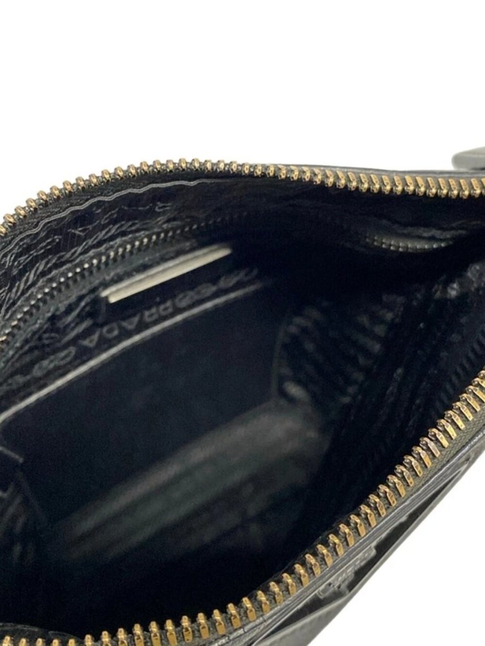 PRADA Black Leather Shoulder Bag - Picture 7 of 15